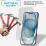 Panzerfolie für iPhone 15 Display Schutzglas Verbundglas Gehärtetes Glas 9H Klar Zaluxis 4