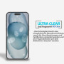 Panzerfolie für iPhone 15 Display Schutzglas Verbundglas Gehärtetes Glas 9H Klar Zaluxis 4