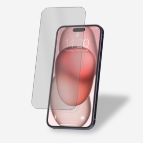 Panzerfolie für iPhone 15 Plus Display Schutzglas Gehärtetes Echt Glas 9H Klar Zaluxis 4