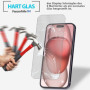 Panzerfolie für iPhone 15 Plus Display Schutzglas Gehärtetes Echt Glas 9H Klar Zaluxis 4