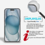 2x Panzerfolie für iPhone 15 Display Schutzglas Verbundglas 9H Echt Glas Klar Zaluxis 5