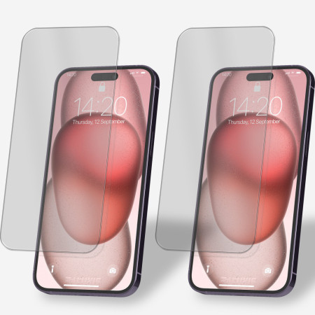 2x Panzerfolie für iPhone 15 Plus Display Schutz Verbundglas 9H Echt Glas Klar Zaluxis 5