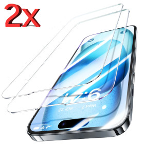 2x Panzerfolie für iPhone 15 14 13 12 11 XR XS Pro Max 8 7 6 Schutzglas EchtGlas Zaluxis 1,99 €