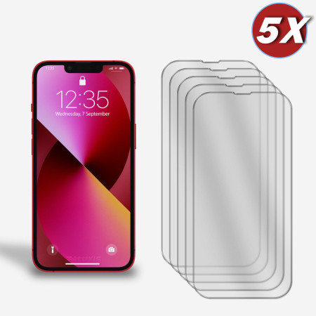 5er-Pack Display Glasfolie für iPhone 13 Mini Panzerfolie 9H Hartglas Schutzglas Zaluxis 8,99 €