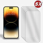 5er-Pack Display Glasfolie für iPhone 14 Pro Panzerfolie 9H Hartglas Schutzglas Zaluxis 8,99 €