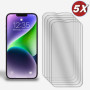 5er-Pack Display Glasfolie für iPhone 14 Panzerfolie 9H Hartglas Schutzglas Klar Zaluxis 8,99 €