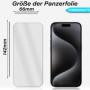 5er-Pack Display Glasfolie für iPhone 15 Pro Panzerfolie 9H Hartglas Schutzglas Zaluxis 8,99 €