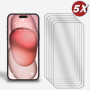 5er-Pack Display Glasfolie für iPhone 15 Panzerfolie 9H Hartglas Schutzglas Zaluxis 8,99 €