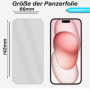 5er-Pack Display Glasfolie für iPhone 15 Panzerfolie 9H Hartglas Schutzglas Zaluxis 8,99 €