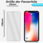 10x Panzerfolie Display Schutz Glasfolie für iPhone XS Echt Hartglas 9H Klar Zaluxis 12,99 €
