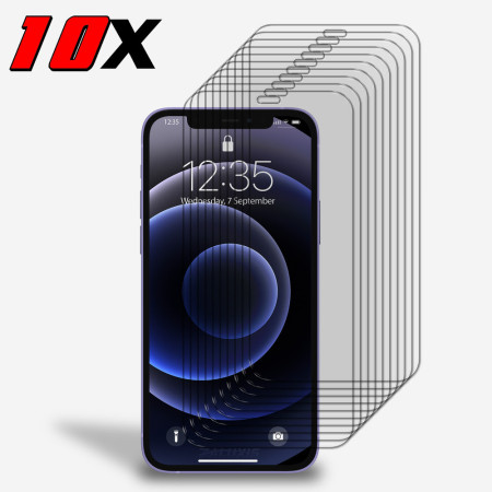 10x Panzerfolie Display Schutz Glasfolie für iPhone 12 Echt Hartglas 9H - Klar Zaluxis 12,99 €