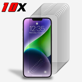 10x Panzerfolie Display Schutz Glasfolie für iPhone 14 Echt Hartglas 9H Klar Zaluxis 12,99 €