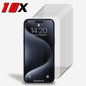 10x Panzerfolie Display Schutz Glasfolie für iPhone 15 Pro Echt Hartglas 9H Klar Zaluxis 12,99 €