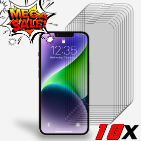 10x Panzerfolie für iPhone 15 14 13 12 11 Pro Max Hartglas Display Schutzglas 9H Zaluxis 12,99 €