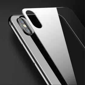 Panzerfolie Rückseite Glasfolie 9H für iPhone Xs XR 11 Pro Max 8 7 6 Schutzglas Zaluxis 1,00 €
