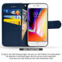 Wallet Flip Case für iPhone 7 Plus / 8 Plus Schutz Hülle Tasche Etui - Blau Zaluxis 5,99 €