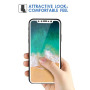 5D Schutzglas für iPhone X / Xs Vollabdeckung Panzerfolie Echt Glas 9H - Weiss Zaluxis 5,99 €