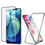 5D Schutzglas Panzerfolie für iPhone X / XS Vollabdeckung 9H Echtglas - Schwarz Zaluxis €5.95