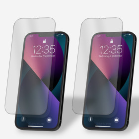 2x Panzerfolie für iPhone 13 / 13 Pro Display Schutzglas 9H Echt Hartglas Klar Zaluxis 4,49 €