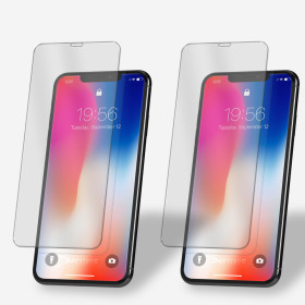 2x Panzerfolie für iPhone XS / iPhone 11 Pro Display Schutzglas Echt Glas 9H Zaluxis 4,49 €