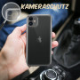 Handyhülle für iPhone 11 Schutz Case mit Kameraschutz 2x Panzerfolie Glas 9H Zaluxis 6,92 €