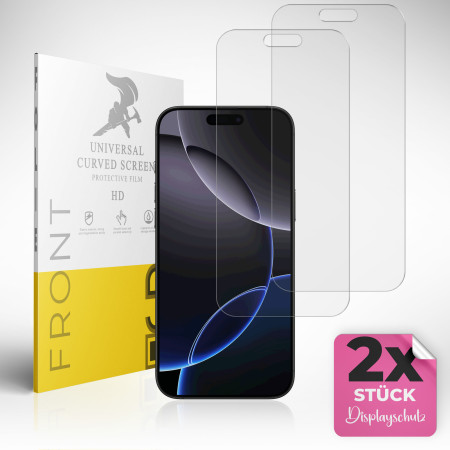 2x Hydrogelfolie für iPhone 16 Pro Max Bildschirmschutz Panzerfolie TPU Klar Zaluxis 5,99 €