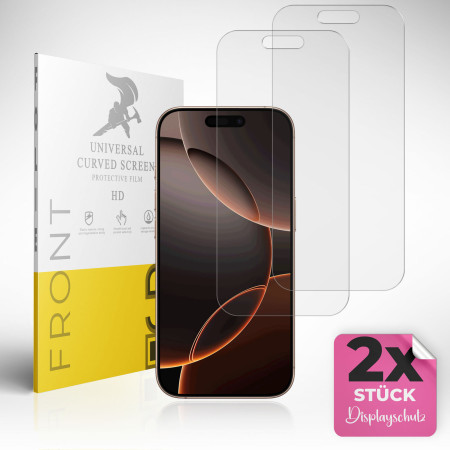 2x Hydrogelfolie für iPhone 16 Pro Bildschirmschutz Panzerfolie TPU Klar Zaluxis 5,99 €