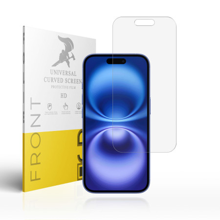 Panzerfolie für iPhone 16 Bildschirmschutz Hydrogel Folie TPU Film Klar Zaluxis 4,37 €