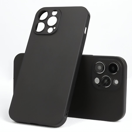 Schutzhülle für iPhone 16 15 14 13 12 11 Pro Max Mini TPU Schutz Case Schwarz Zaluxis 1,00 €